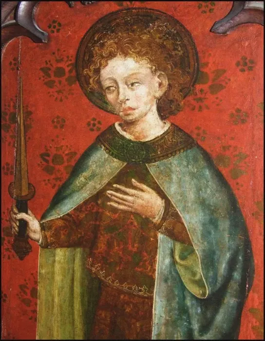 Framed Print : William of Norwich, 15th century. Artist: Anonymous Framed Print : William of Norwich, 15th century. Artist: Anonymous