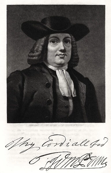 William Penn, 19th century. Artist: John Sartain
