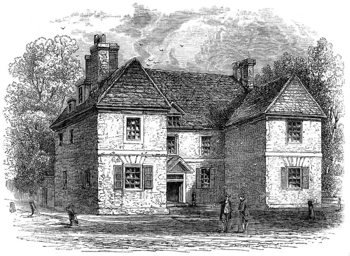 Framed Print : William Penns House, Philadelphia, Pennsylvania, late 17th-early 18th century (c1880). Artist: Whymper Framed Print : William Penns House, Philadelphia, Pennsylvania, late 17th-early 18th century (c1880). Artist: Whymper