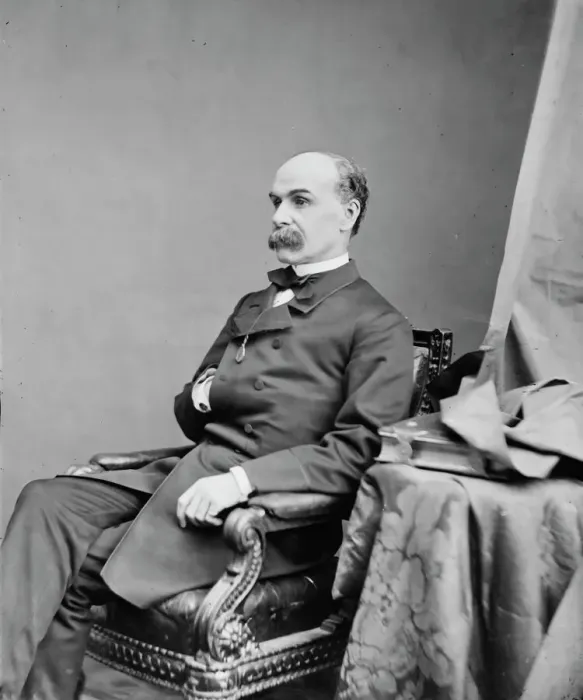 Framed Print : William Pinkney Whyte of Maryland, between 1860 and 1875. Creator: Unknown Framed Print : William Pinkney Whyte of Maryland, between 1860 and 1875. Creator: Unknown