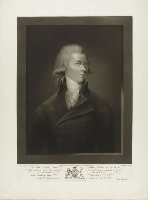 Framed Print : William Pitt the Younger (1759-1806), 1790s Framed Print : William Pitt the Younger (1759-1806), 1790s
