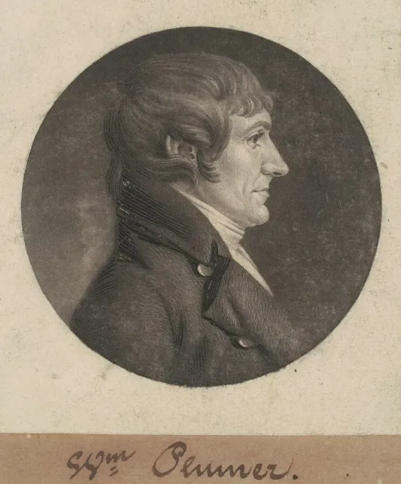 Framed Print : William Plumer, 1806. Creator: Charles Balthazar Julien Fevret de Saint-Memin Framed Print : William Plumer, 1806. Creator: Charles Balthazar Julien Fevret de Saint-Memin