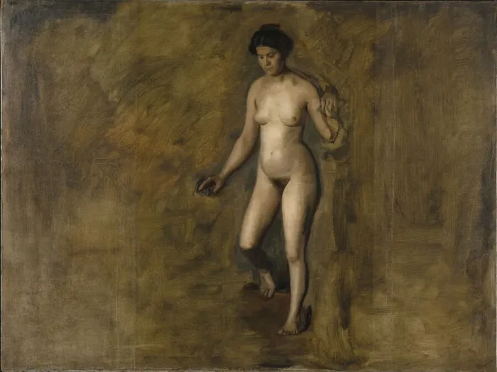 Framed Print : William Rushs Model, 1908. Creator: Thomas Eakins