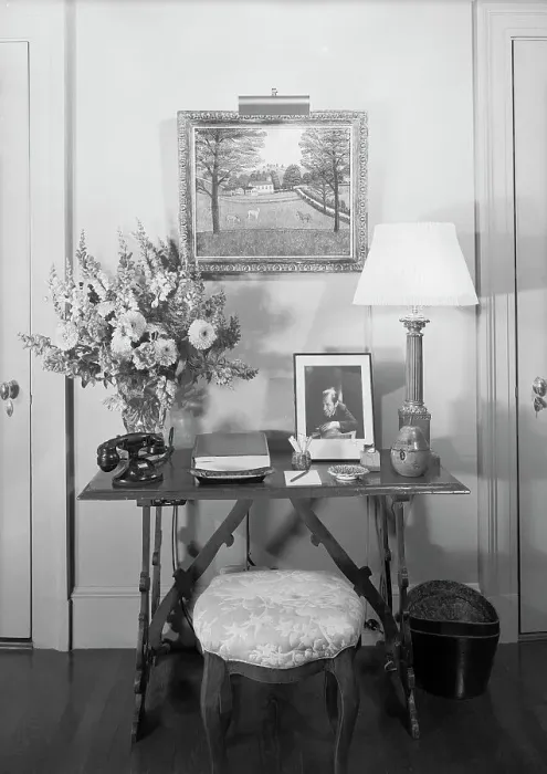 Framed Print : William S. Paley, residence in Manhasset, Long Island, New York, 1942. Creator: Gottscho-Schleisner, Inc Framed Print : William S. Paley, residence in Manhasset, Long Island, New York, 1942. Creator: Gottscho-Schleisner, Inc