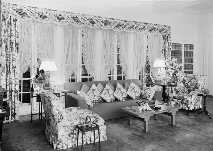 Framed Print : William S. Paley, residence in Manhasset, Long Island, New York, 1942. Creator: Gottscho-Schleisner, Inc Framed Print : William S. Paley, residence in Manhasset, Long Island, New York, 1942. Creator: Gottscho-Schleisner, Inc