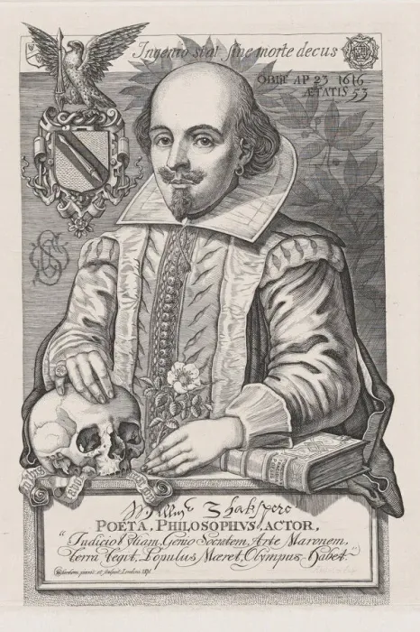 Framed Print : William Shakespeare, 1876. Creator: Charles William Sherborn