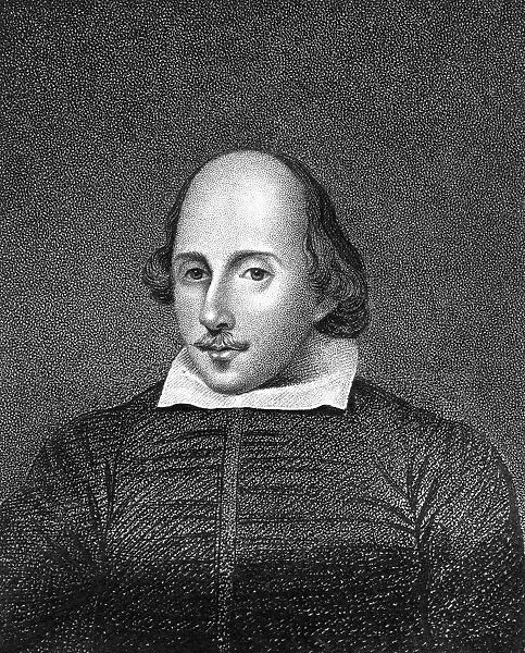 William Shakespeare, English poet and playwright. Artist: William Thomas Fry