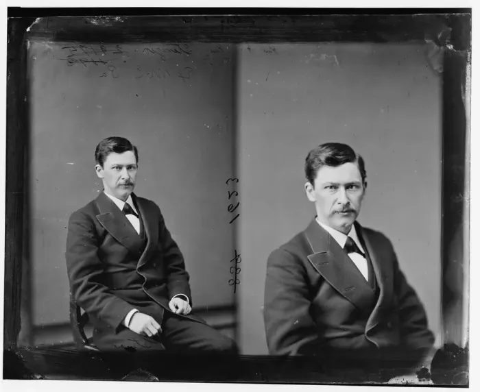 Framed Print : William Shearer Stenger of Pennsylvania, 1865-1880. Creator: Unknown Framed Print : William Shearer Stenger of Pennsylvania, 1865-1880. Creator: Unknown