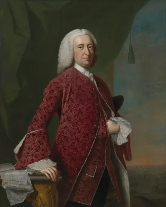 Framed Print : William Shirley, 1750. Creator: Thomas Hudson Framed Print : William Shirley, 1750. Creator: Thomas Hudson