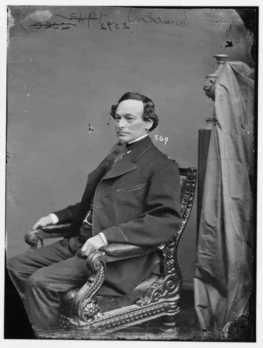 Framed Print : William Slosson Lincoln of New York, between 1860 and 1875. Creator: Unknown Framed Print : William Slosson Lincoln of New York, between 1860 and 1875. Creator: Unknown