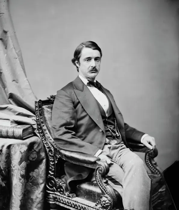 Framed Print : William Sprague of Rhode Island, between 1860 and 1875. Creator: Unknown Framed Print : William Sprague of Rhode Island, between 1860 and 1875. Creator: Unknown