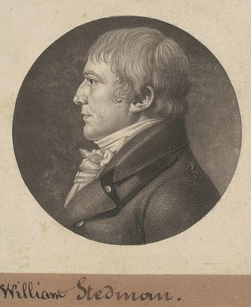 William Stedman, 1805. Creator: Charles Balthazar Julien Févret de Saint-Mémin