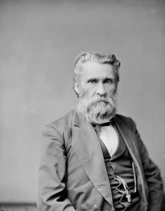 Framed Print : William Summerville Haymond, between 1865 and 1880. Creator: Unknown Framed Print : William Summerville Haymond, between 1865 and 1880. Creator: Unknown