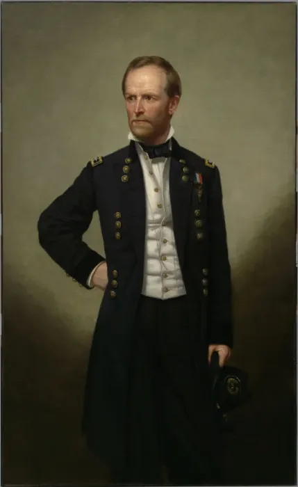 Framed Print : William T. Sherman, 1866. Creator: George Peter Alexander Healy Framed Print : William T. Sherman, 1866. Creator: George Peter Alexander Healy