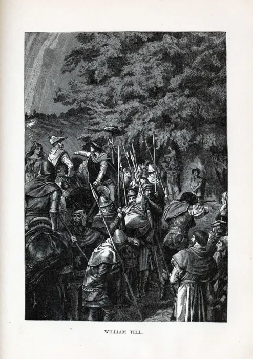 Framed Print : William Tell, 1882. Artist: Anonymous Framed Print : William Tell, 1882. Artist: Anonymous