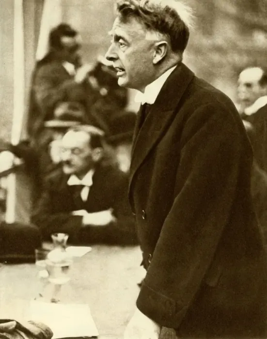Framed Print : William Thomas Cosgrave making a speech, Dublin, Ireland, 1922, (1935). Creator: Unknown Framed Print : William Thomas Cosgrave making a speech, Dublin, Ireland, 1922, (1935). Creator: Unknown