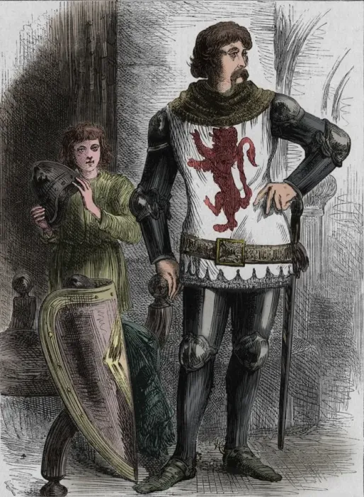 Framed Print : William Wallace, c1270-1305, (c1880) Framed Print : William Wallace, c1270-1305, (c1880)