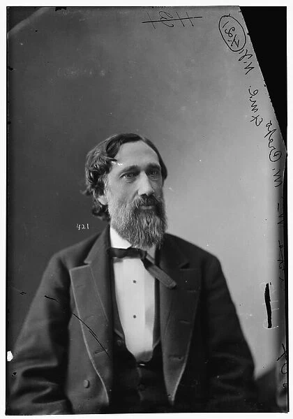 William Wallace Crapo, MC from MA, between 1870 and 1880. Creator: Unknown