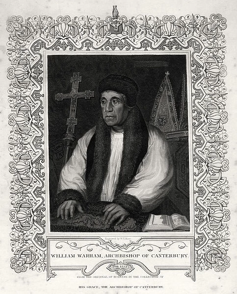 William Warham, Archbishop of Canterbury, 19th century. Artist: WT Mote