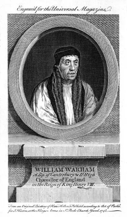 Framed Print : William Warham, Archbishop of Canterbury, 1748 Framed Print : William Warham, Archbishop of Canterbury, 1748