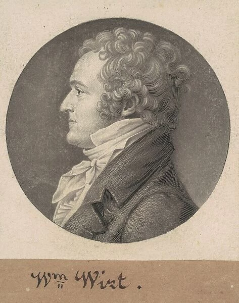 William Wirt, 1807-1808. Creator: Charles Balthazar Julien Fevret de Saint-Mé
