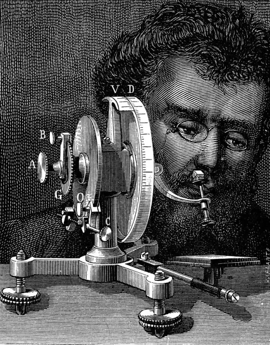 Framed Print : William Wollastons reflecting goniometer for measuring the angles of crystals, 1874 Framed Print : William Wollastons reflecting goniometer for measuring the angles of crystals, 1874