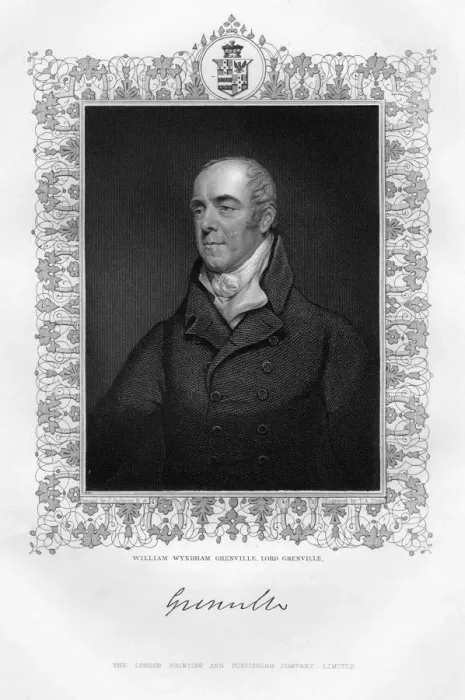 Framed Print : William Wyndham Grenville (1759-1834), 1st Baron Grenville, English politician, 19th century. Artist: TA Dean Framed Print : William Wyndham Grenville (1759-1834), 1st Baron Grenville, English politician, 19th century. Artist: TA Dean