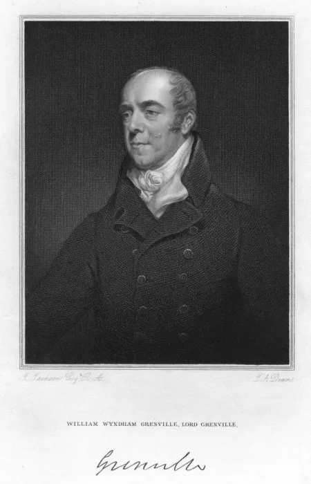 Framed Print : William Wyndham Grenville, 1st Baron Grenville, British Whig statesman and Prime Minister, 1829. Artist: Dean Framed Print : William Wyndham Grenville, 1st Baron Grenville, British Whig statesman and Prime Minister, 1829. Artist: Dean