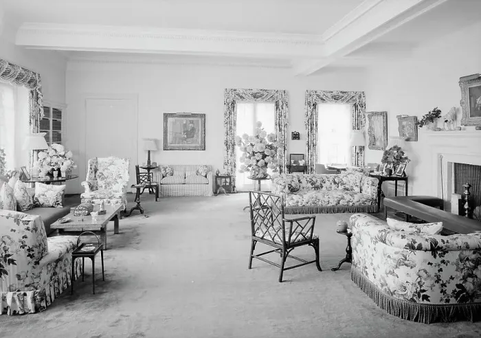 Framed Print : Williams Paley, residence in Manhasset, Long Island, 1942. Creator: Gottscho-Schleisner, Inc Framed Print : Williams Paley, residence in Manhasset, Long Island, 1942. Creator: Gottscho-Schleisner, Inc
