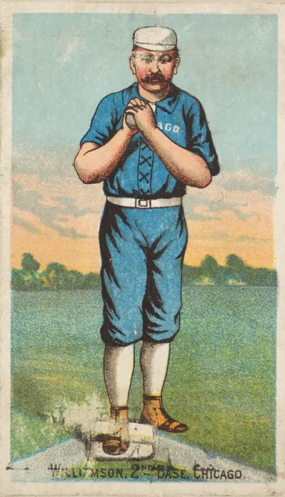 Framed Print : Williamson, 2nd Base, Chicago, from the Gold Coin'Tobacco Issue, 1887 Framed Print : Williamson, 2nd Base, Chicago, from the Gold Coin'Tobacco Issue, 1887
