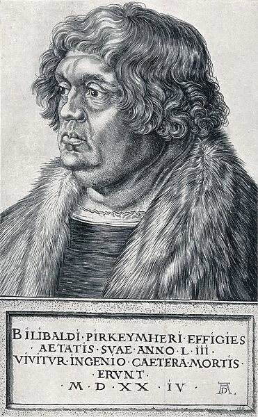 Willibald Pirckheimer, 1524 (1906). Artist: Albrecht Durer