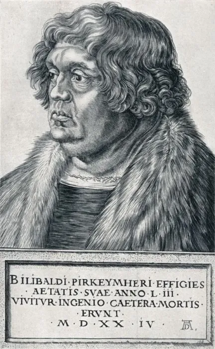 Framed Print : Willibald Pirckheimer, 1524 (1906). Artist: Albrecht Durer Framed Print : Willibald Pirckheimer, 1524 (1906). Artist: Albrecht Durer
