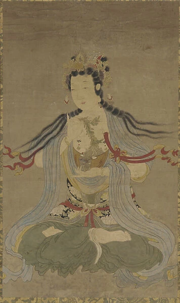 Willow-branch Guanyin, Ming dynasty, 17th century. Creator: Unknown