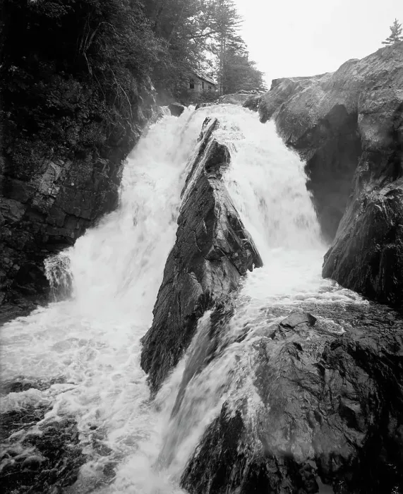 Framed Print : Wilmington High Falls, Adirondack Mts. N.Y. between 1900 and 1910. Creator: Unknown Framed Print : Wilmington High Falls, Adirondack Mts. N.Y. between 1900 and 1910. Creator: Unknown