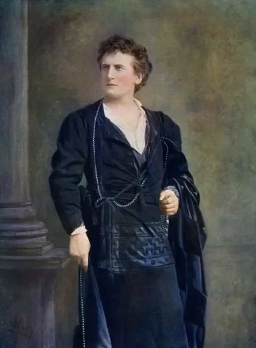 Framed Print : Wilson Barrett (1846-1904), English actor, theatre manager, and playwright, 1899-1900. Artist: W&D Downey Framed Print : Wilson Barrett (1846-1904), English actor, theatre manager, and playwright, 1899-1900. Artist: W&D Downey