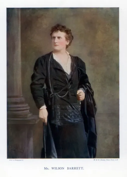 Framed Print : Wilson Barrett, English actor, manager, and playwright, 1901. Artist: W&D Downey Framed Print : Wilson Barrett, English actor, manager, and playwright, 1901. Artist: W&D Downey