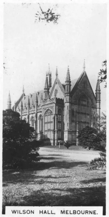 Framed Print : Wilson Hall, Melbourne, Australia, 1928 Framed Print : Wilson Hall, Melbourne, Australia, 1928