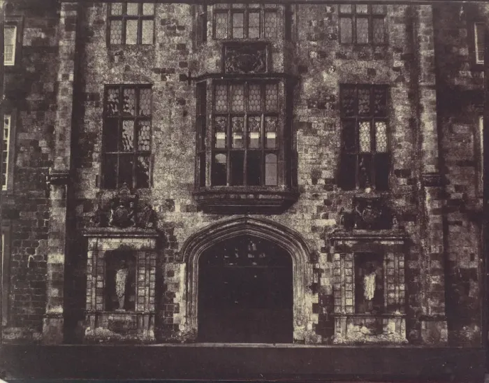 Framed Print : Wilton House, Detail of Main Facade, 1850s. Creator: Unknown Framed Print : Wilton House, Detail of Main Facade, 1850s. Creator: Unknown