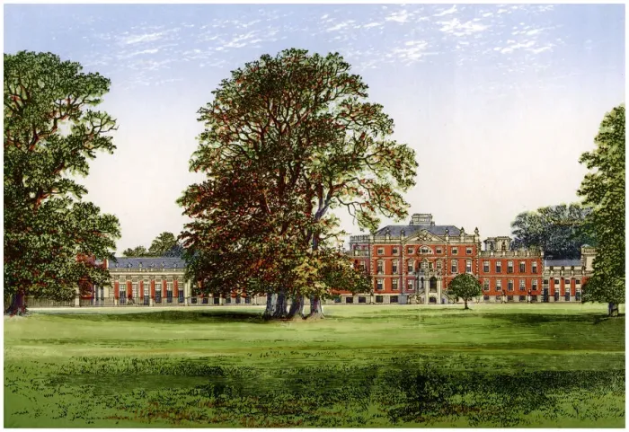 Framed Print : Wimpole Hall, Cambridgeshire, home of the Earl of Hardwicke, c1880 Framed Print : Wimpole Hall, Cambridgeshire, home of the Earl of Hardwicke, c1880