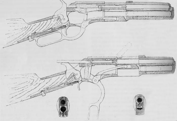 Framed Print : Winchester Magazine Gun, 1884
