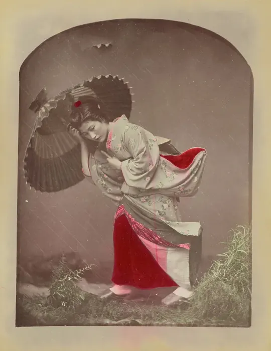 Framed Print : Wind Costume, 1870s-1890s. Creator: Baron Raimund von Stillfried Framed Print : Wind Costume, 1870s-1890s. Creator: Baron Raimund von Stillfried
