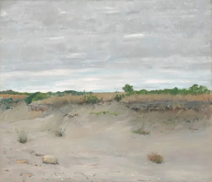 Framed Print : Wind-Swept Sands, 1894. Creator: William Merritt Chase Framed Print : Wind-Swept Sands, 1894. Creator: William Merritt Chase