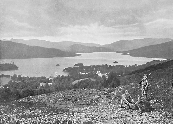 Windermere and Bowness, from Brantfell, c1896. Artist: Green Brothers