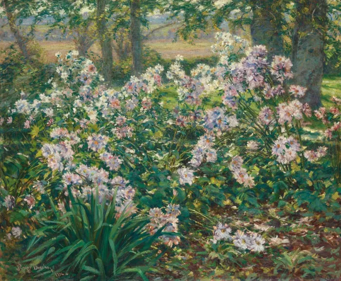 Framed Print : Windflowers, 1912. Creator: Gaines Ruger Donoho Framed Print : Windflowers, 1912. Creator: Gaines Ruger Donoho