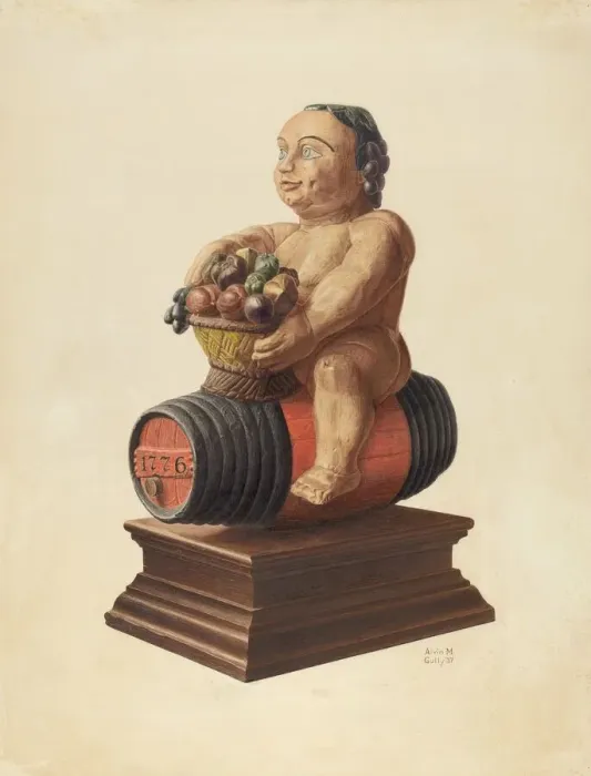 Framed Print : The Windham Bacchus, 1937. Creator: Alvin M Gully Framed Print : The Windham Bacchus, 1937. Creator: Alvin M Gully