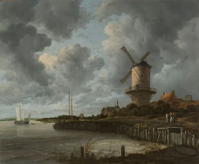 Framed Print : The Windmill at Wijk bij Duurstede, c.1668-c.1670. Creator: Jacob van Ruisdael Framed Print : The Windmill at Wijk bij Duurstede, c.1668-c.1670. Creator: Jacob van Ruisdael