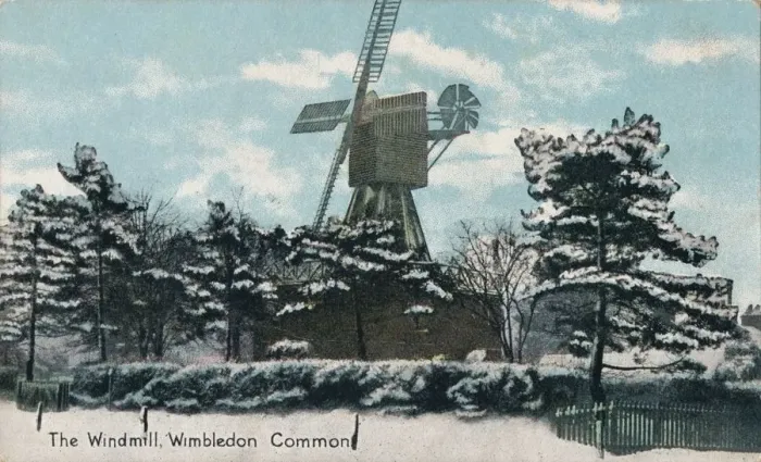 Framed Print : The Windmill, Wimbledon Common, c1910 Framed Print : The Windmill, Wimbledon Common, c1910