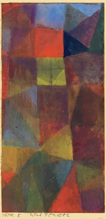 Framed Print : The window, 1914. Creator: Klee, Paul (1879-1940) Framed Print : The window, 1914. Creator: Klee, Paul (1879-1940)