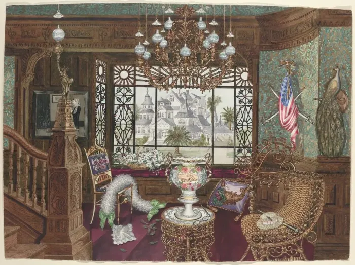 Framed Print : Window Alcove, 1935 / 1942. Creator: Perkins Harnly Framed Print : Window Alcove, 1935 / 1942. Creator: Perkins Harnly