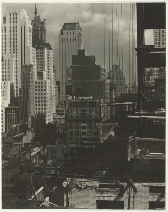 Framed Print : From My Window at An American Place, North, 1931. Creator: Alfred Stieglitz Framed Print : From My Window at An American Place, North, 1931. Creator: Alfred Stieglitz